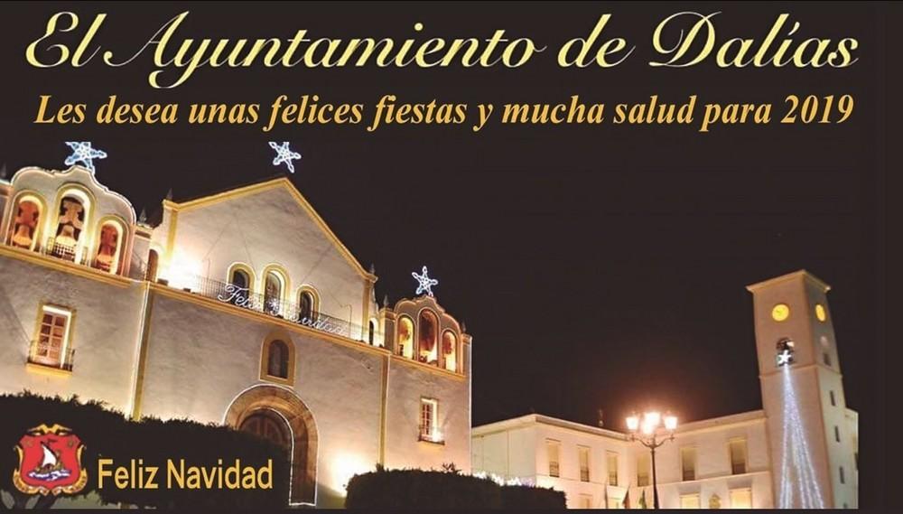 El Ayuntamiento de Dalías presenta el programa navideño y desea felices fiestas a los vecinos