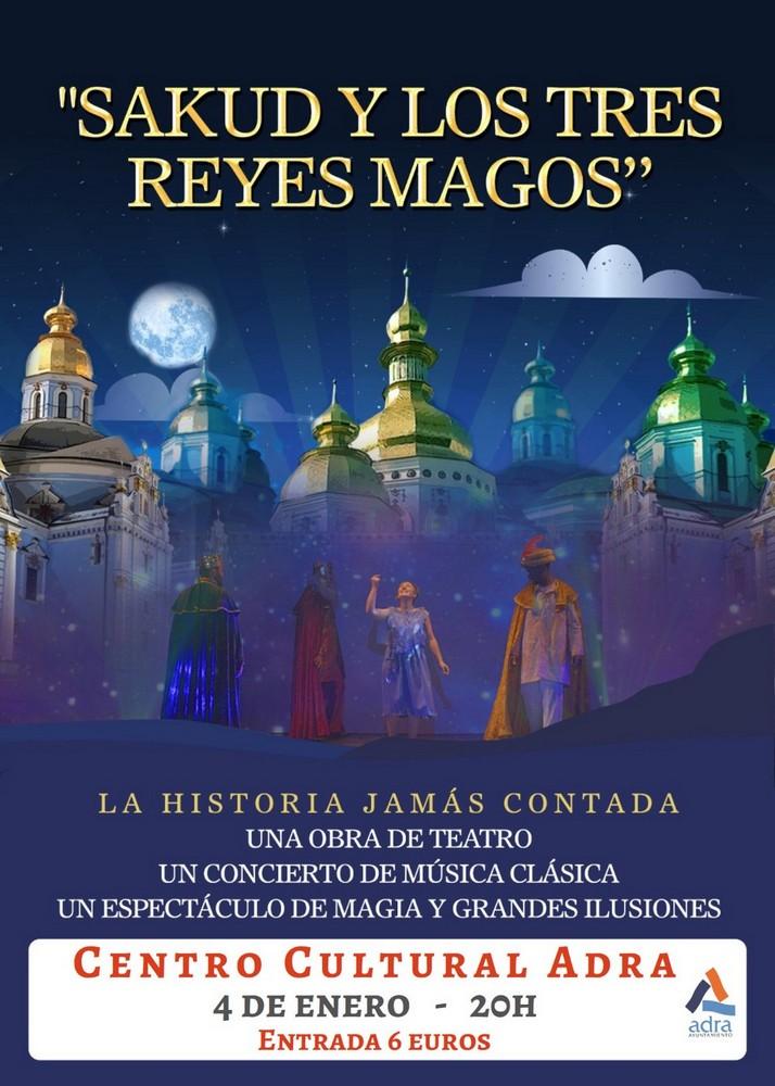  Levitación, magia y efectos visuales en el espectáculo ‘Sakud y los tres Reyes Magos en Adra