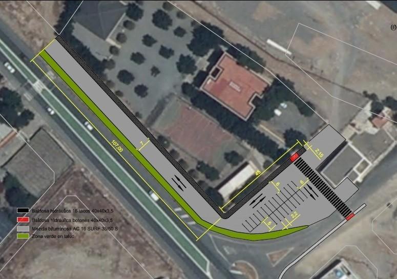 El Ayuntamiento de El Ejido va a ejecutar las obras de mejora del entorno y el acceso del colegio Punta Entinas de Pampanico