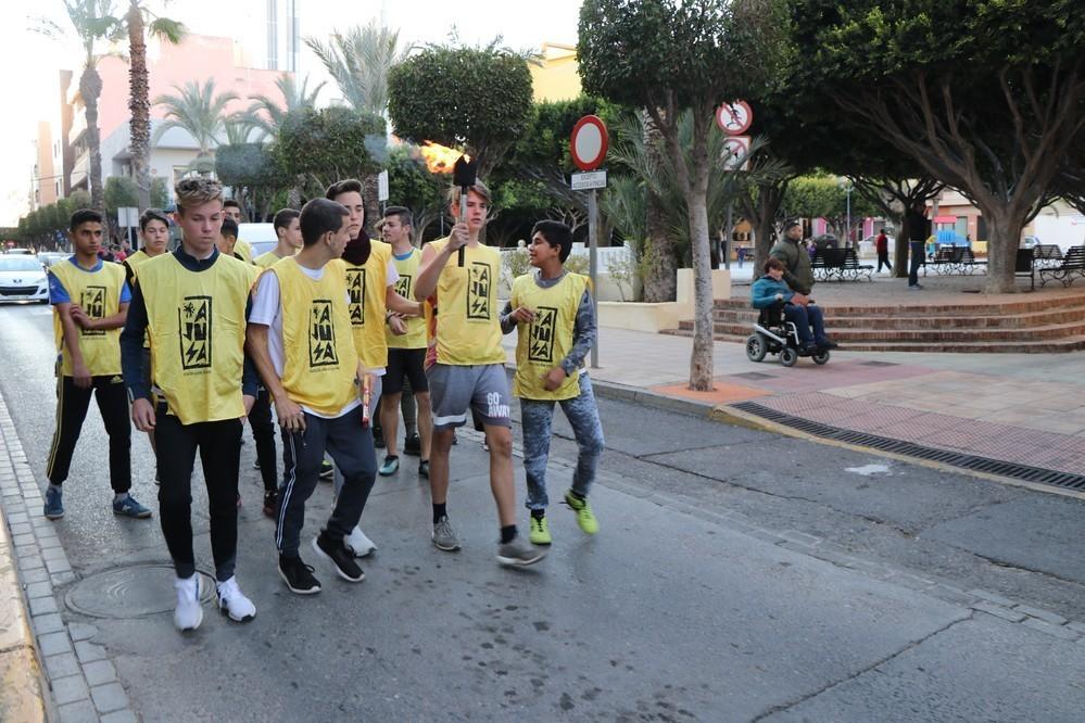 San Agustín celebró su hoguera de San Antón este fin de semana