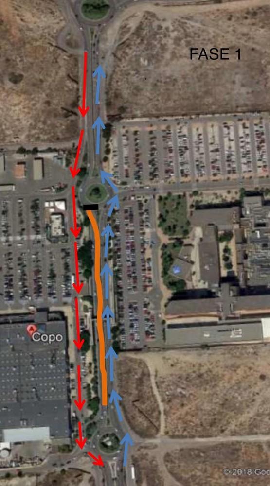 El lunes arrancan los trabajos de asfaltado entre las rotondas del Hospital y Almerimar