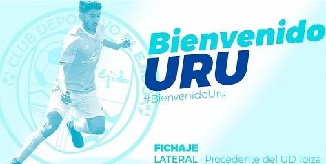 Uru llega al CD El Ejido para dar fuerza a la línea defensiva