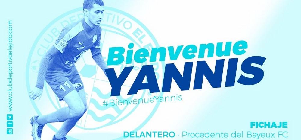 El CD El Ejido ficha al delantero francés Yannis