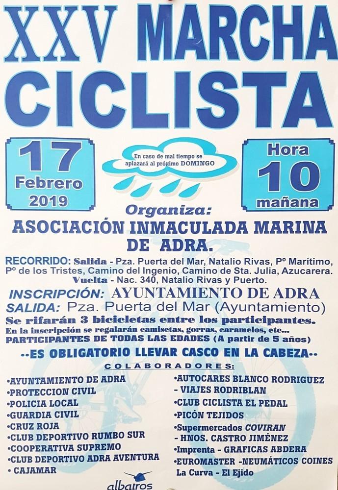 La XXV Marcha Ciclista será este domingo en Adra