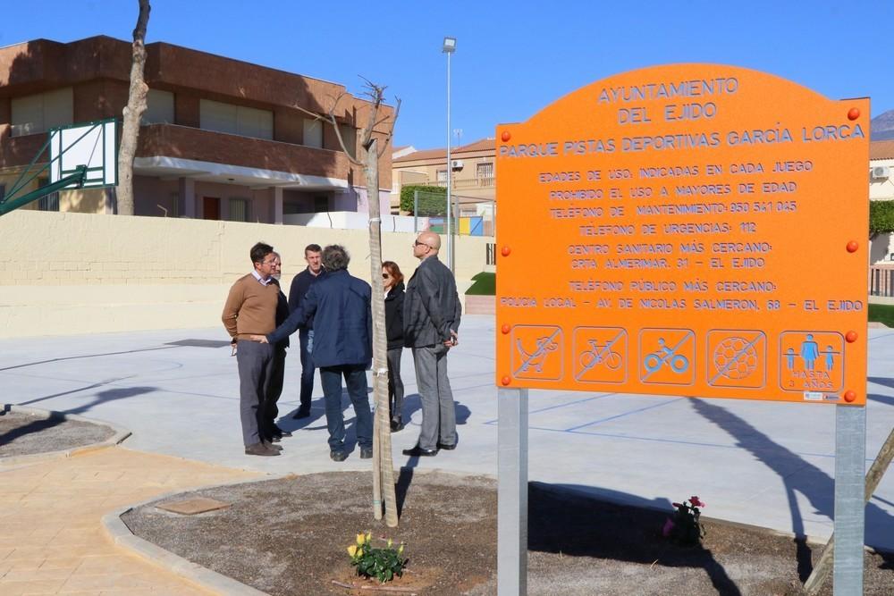 Ejido Sur cuenta con un gran parque tras la reconversión municipal de la Plaza García Lorca
