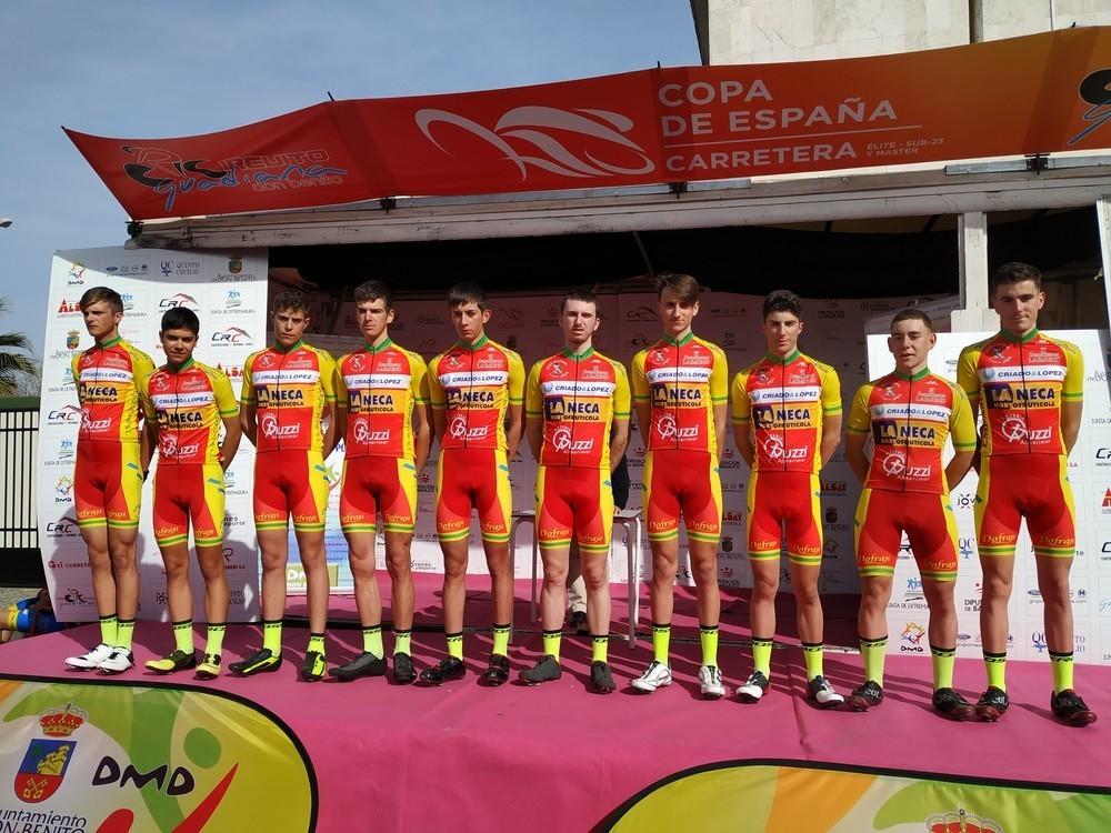 El Club Ciclista Ciudad de El Ejido logra los primeros puntos del ranking nacional en Don Benito