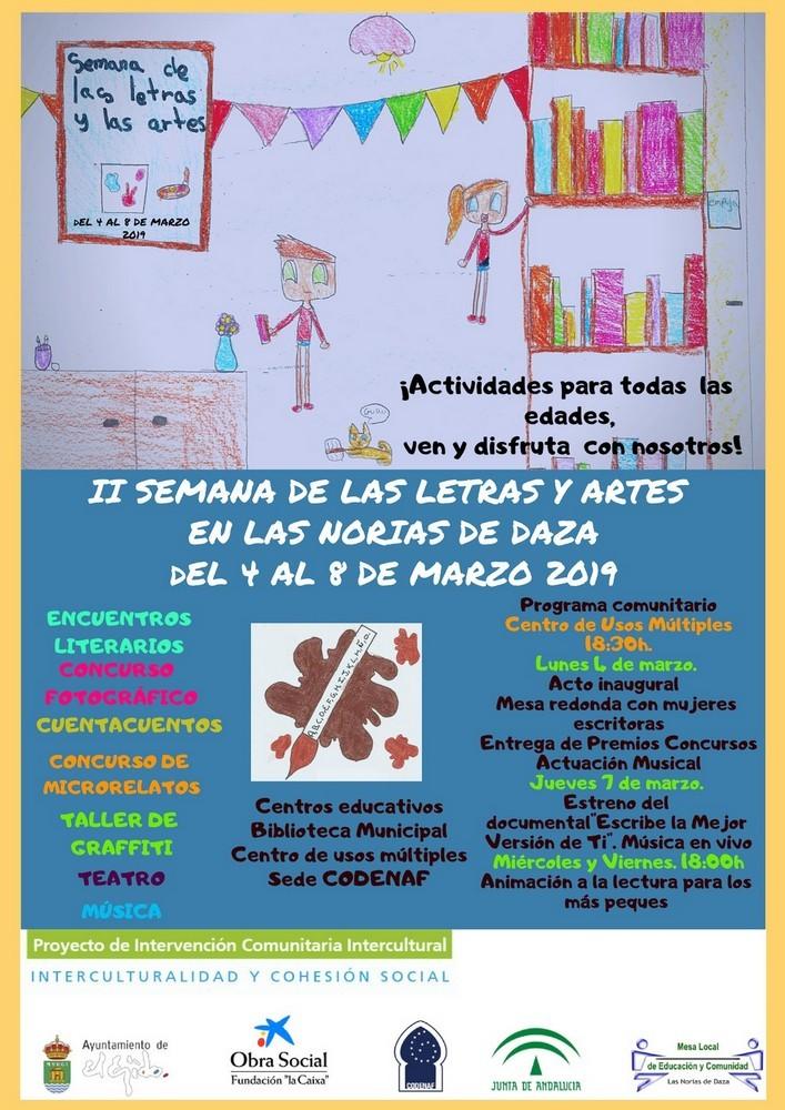 Las Norias celebrará su II Semana de las Letras y las Artes, unas jornadas a favor de la cultura en el territorio