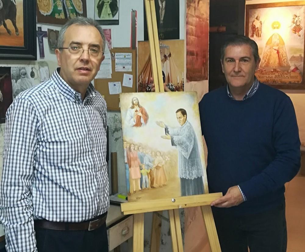 Un óleo de Rafael Reina será el cartel de la fiesta del Padre Rubio