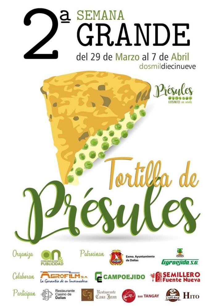 Dalías celebra su II Semana Grande de la Tortilla de Présules