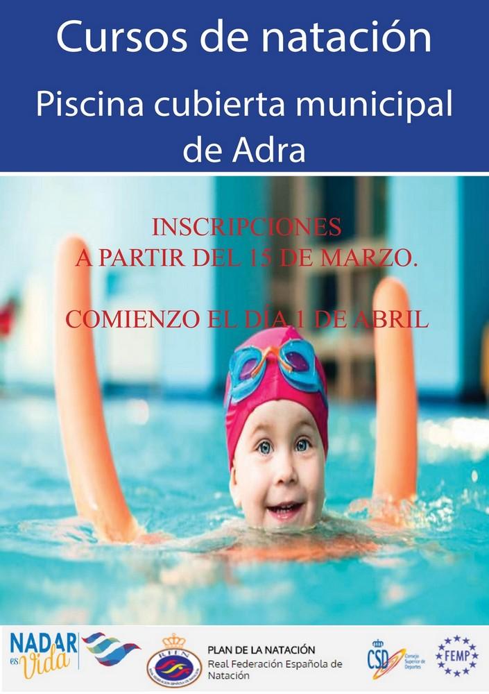 Este viernes se abren las inscripciones para los cursos de natación de la Piscina Municipal de Adra