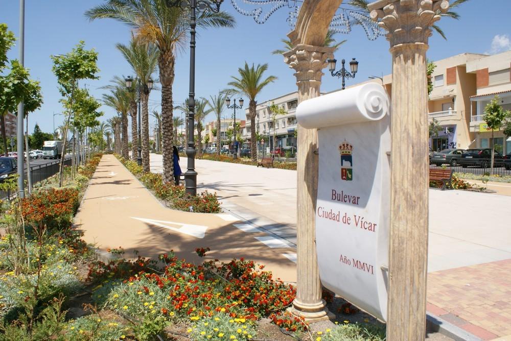 El Bulevar Ciudad De Vícar, candidato al Premio Conama a la sostenibilidad de pequeños y medianos municipios