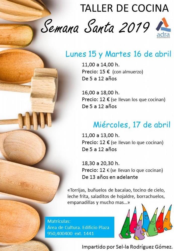 Los más pequeños podrán aprender a elaborar platos típicos de Semana Santa en un taller de cocina