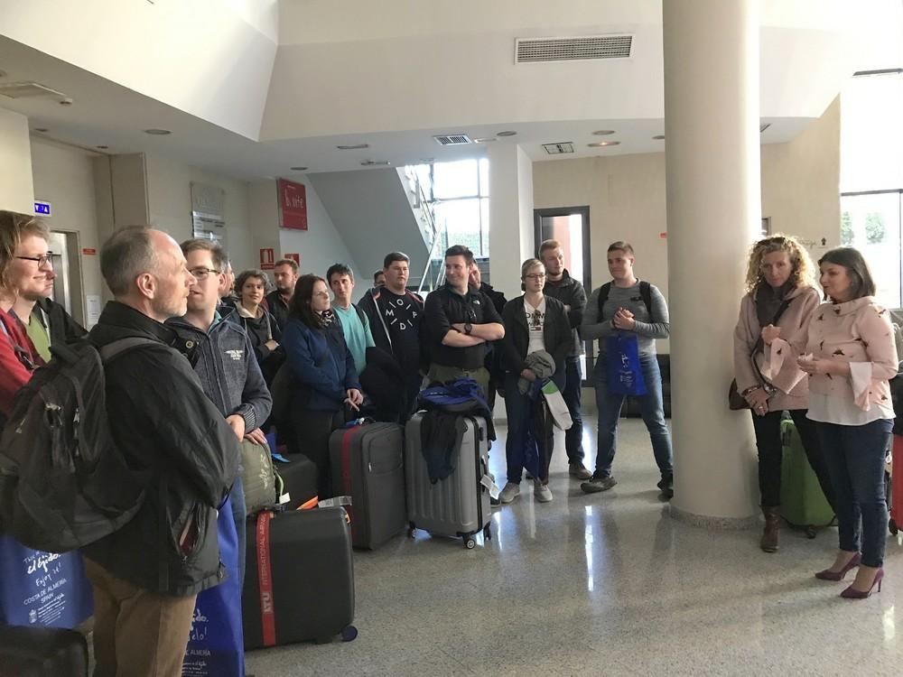 Estudiantes alemanes conocen el sistema agrario de El Ejido