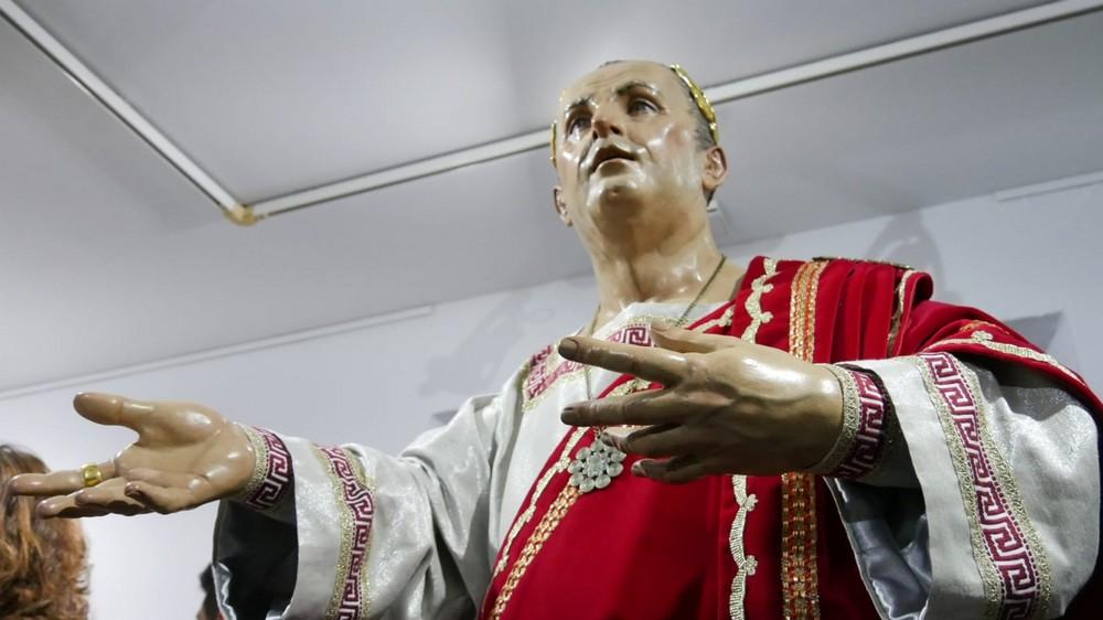 La Hermandad de la Humildad y la Esperanza presenta la nueva imagen de Poncio Pilato