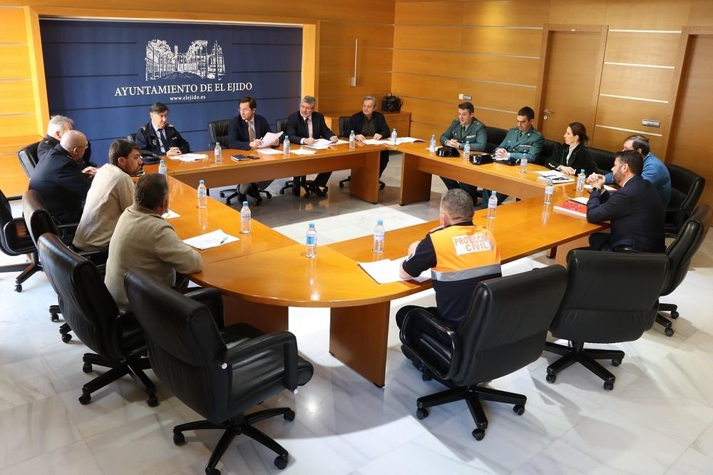 La Junta Local de Seguridad fija el dispositivo especial de seguridad que se mantendrá activo durante los comicios del 28-A y San Marcos en El Ejido