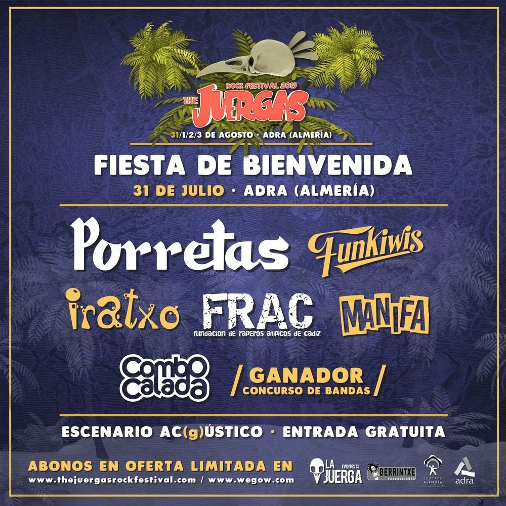 The Juerga's Rock Festival anuncia el cartel completo de su fiesta de bienvenida