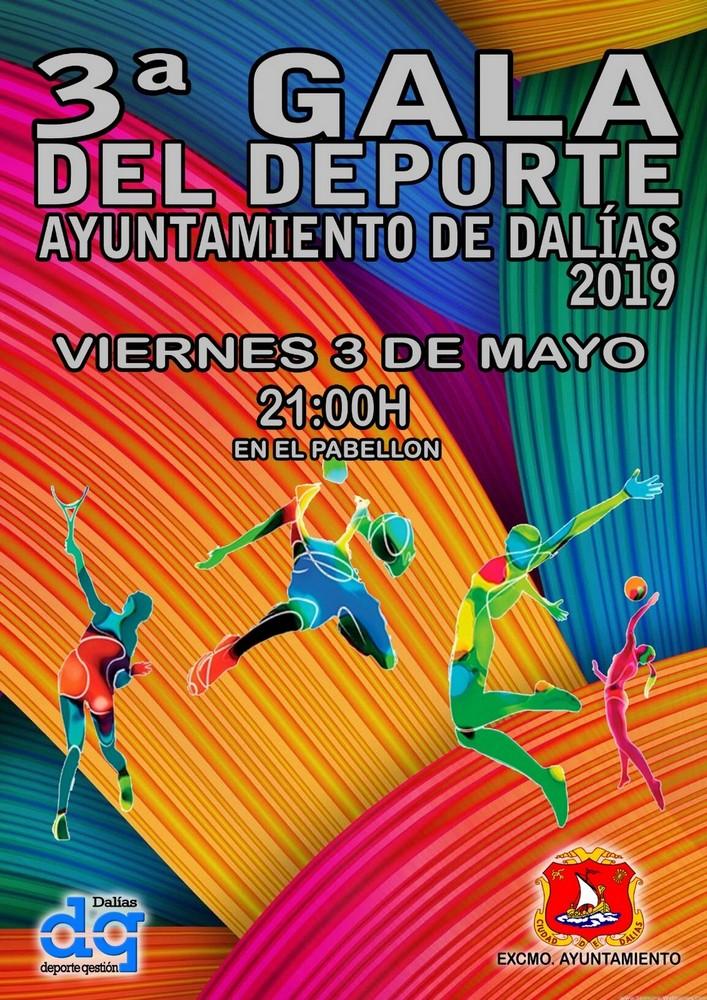 Dalías celebra la III Edición de la Gala del Deporte el próximo 3 de mayo