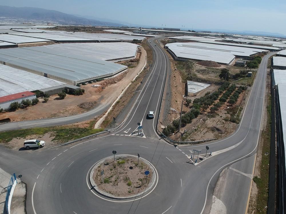 Abierto al tráfico el último ramal de conexión de la variante de Roquetas