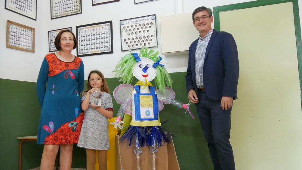 Una alumna del CEIP Mare Nostrum gana el Concurso de Mascota de Reciclaje del Poniente Almeriense