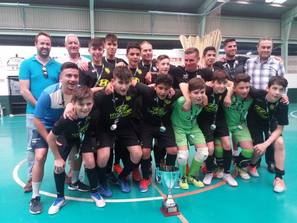 El equipo Infantil de Fútbol Sala del CD El Ejido se proclama Campeón de Andalucía