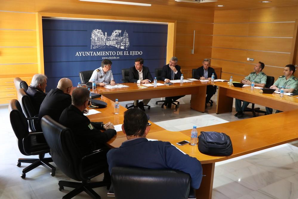  La Junta Local de Seguridad de El Ejido se ha reunido en el Ayuntamiento para fijar el dispositivo de cara a las elecciones