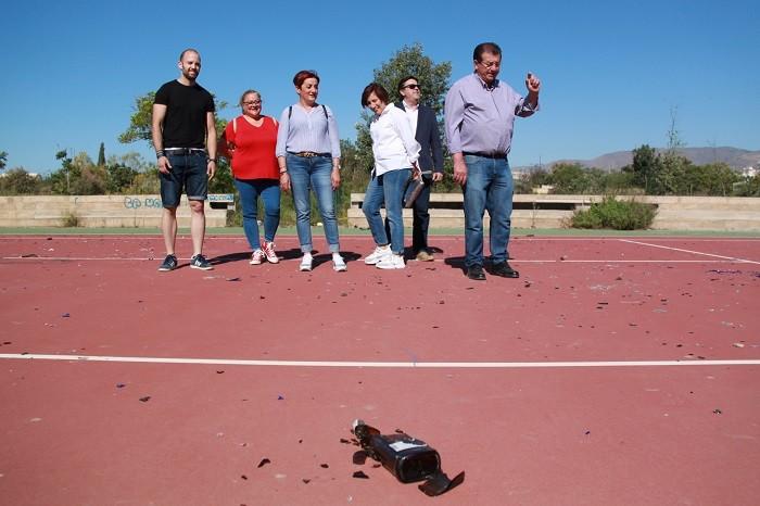 Alarcón se compromete a recuperar el Parque Cañada de Ugíjar con huertos urbanos como espacio de encuentro