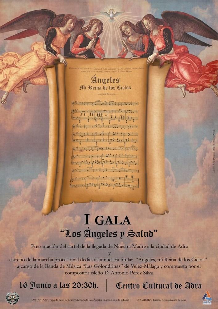 Presentado el cartel anunciador de la I Gala ‘Los Ángeles y Salud’ de Adra