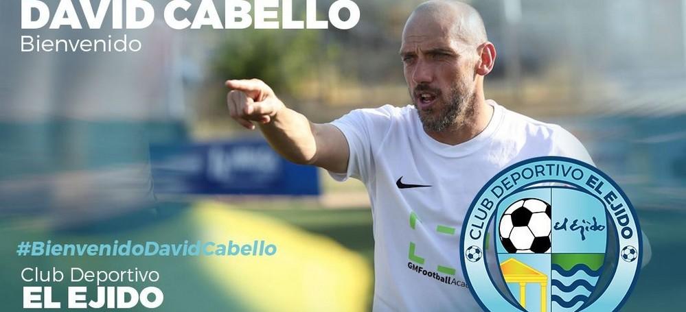 José David Cabello dirigirá al CD El Ejido la próxima temporada