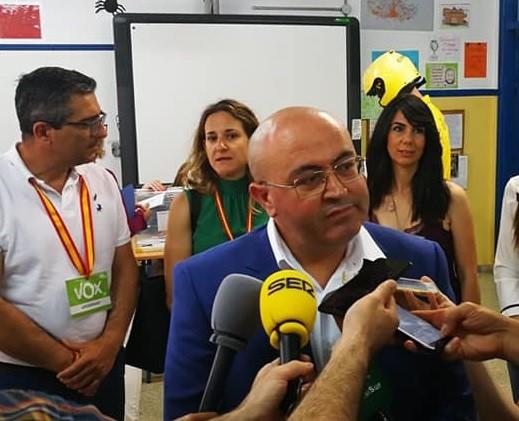 Bonilla (Vox) pide un mensaje “claro y rotundo” con el escrutinio de esta noche