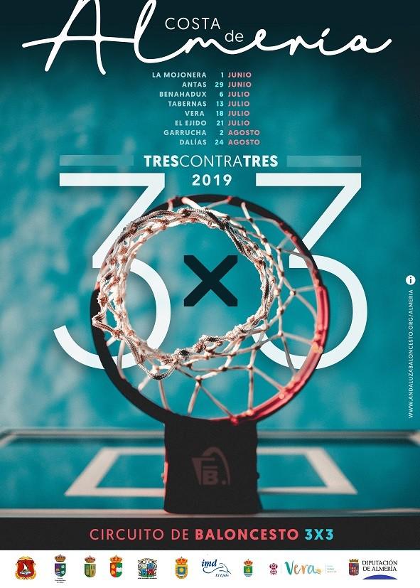El Circuito Provincial de Baloncesto 3x3 ‘Costa de Almería’ arranca este sábado en La Mojonera