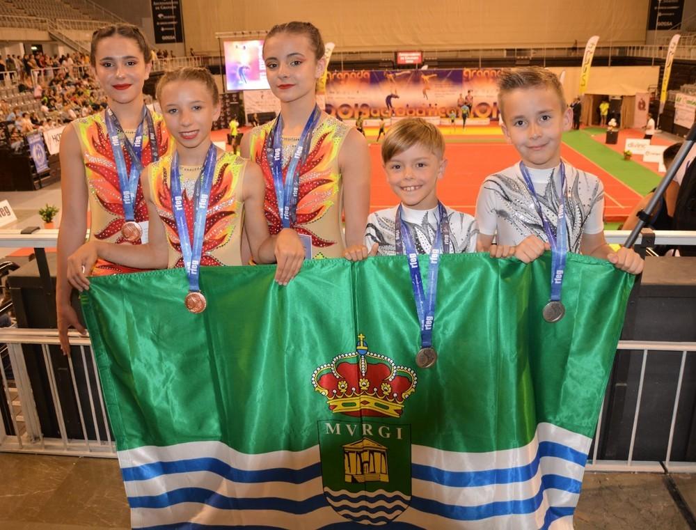 Acrobática El Ejido se hace con dos podium en el Campeonato de España