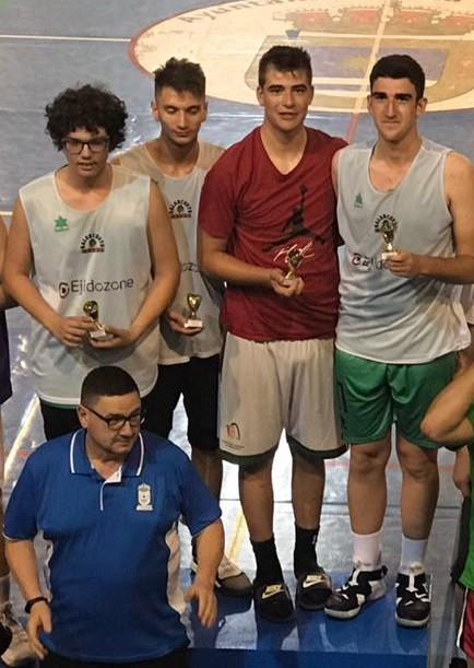 El equipo ejidense de baloncesto 3x3 lidera el Circuito Provincial al vencer sus partidos en La Mojonera