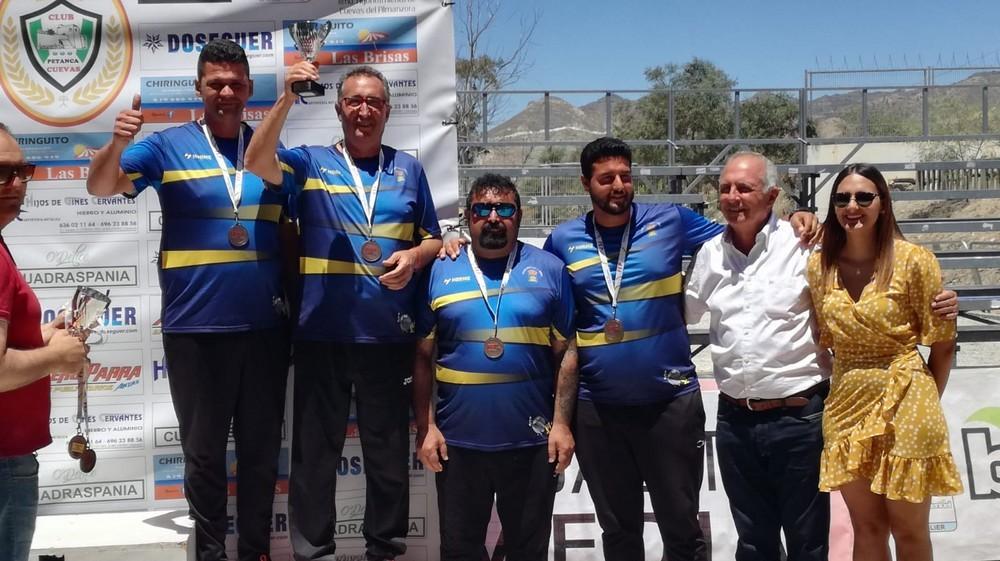 El Club Petanca Adra consigue el bronce en el Campeonato de España en la categoría de Segunda Masculinos