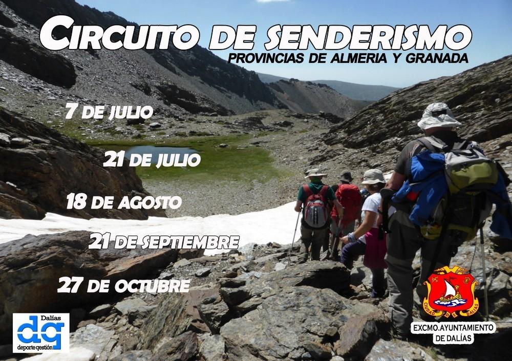 El Ayuntamiento de Dalías presenta la programación del ‘Circuito de Senderismo. Provincias de Almería y Granada’.