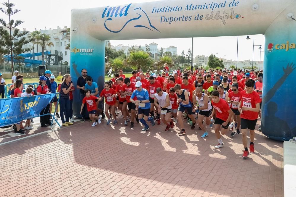 Almerimar ha sido el escenario de la VI Carrera y Caminata Solidaria 'Francisco Navarrete'