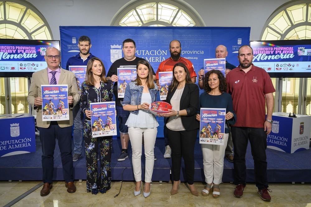 El ‘Circuito Provincial de Rugby Playa’ comenzará en Adra el 6 de julio