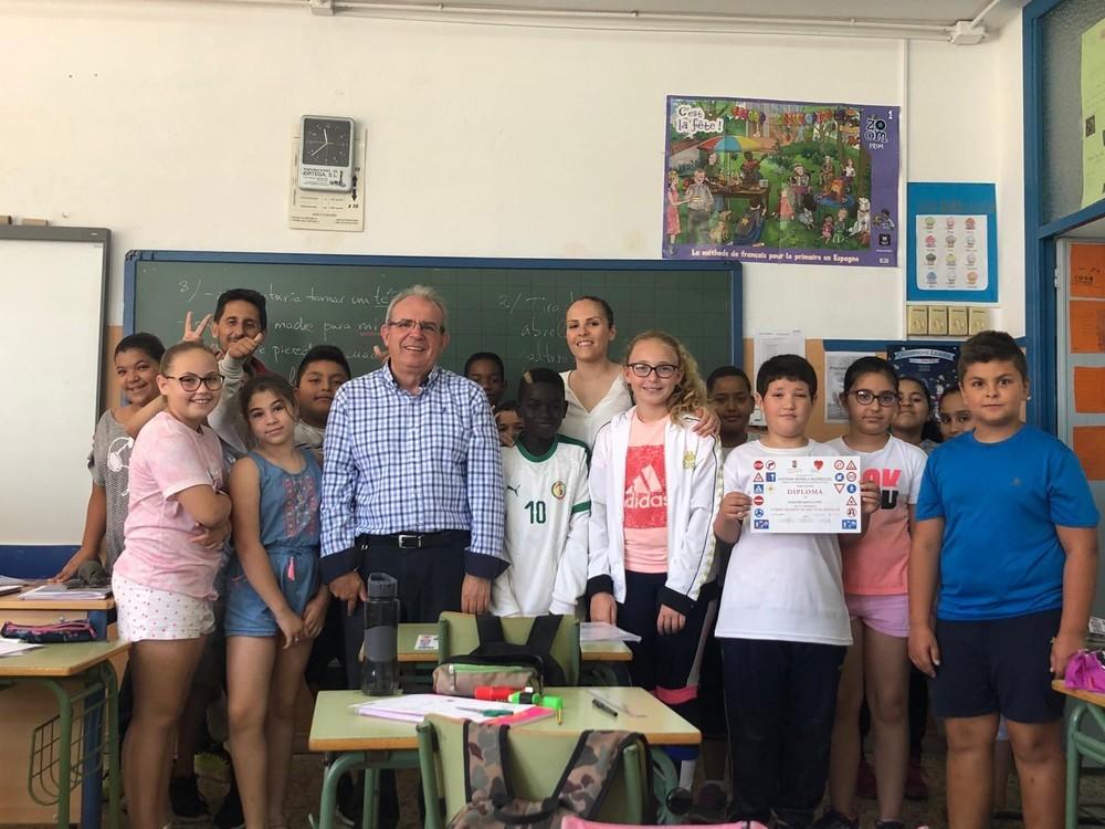 La entrega de diplomas echa el cierre al XIII Curso de Educación Vial Escolar de Vícar