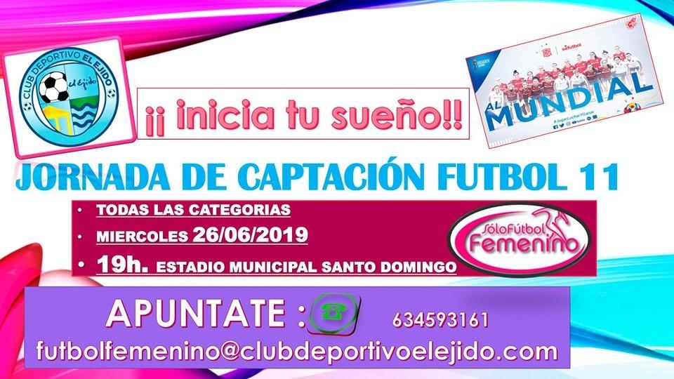 El CD El Ejido Femenino organiza una jornada de captación