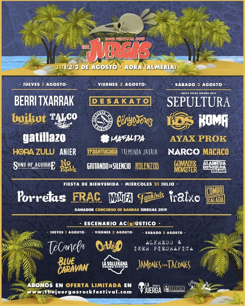  ‘The Juerga’s Rock’ convierte a Adra y a la provincia en epicentro de los festivales de verano