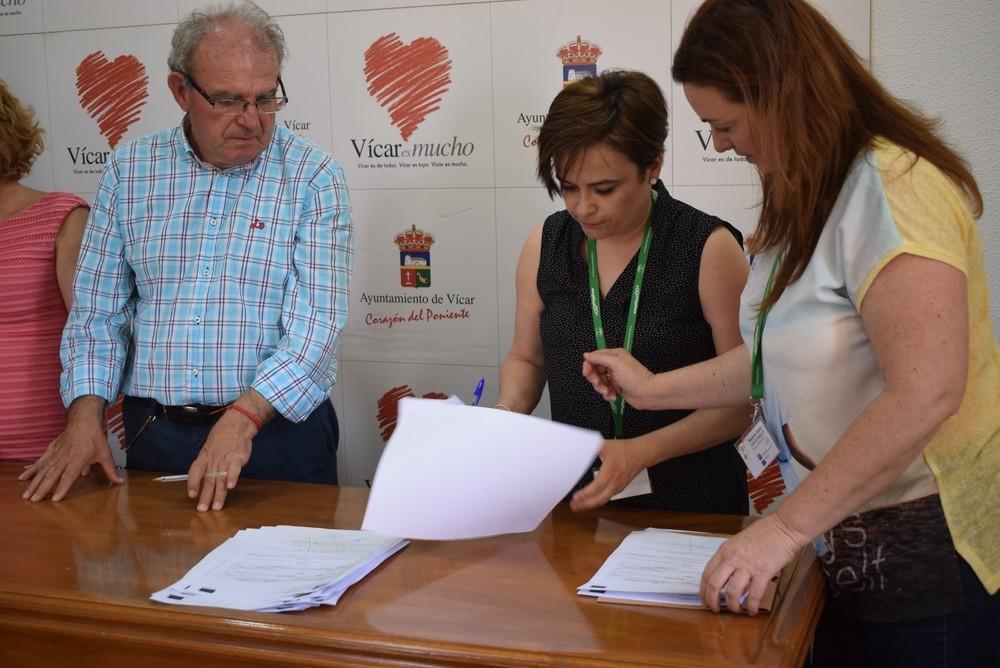Vícar lleva incorporados 29 trabajadores a través del programa de empleo Iniciativas de Cooperación Local de la Junta de Andalucía