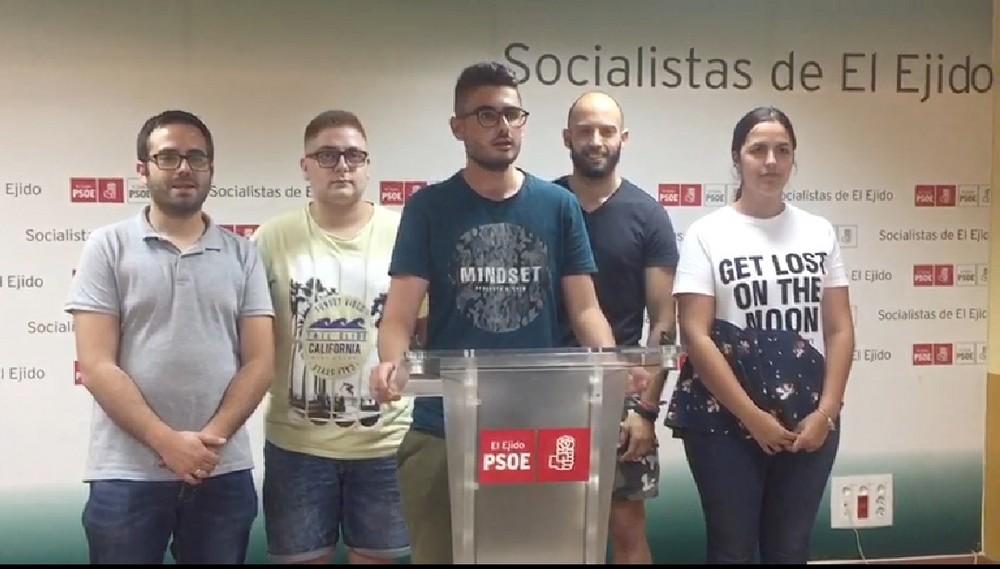 Juventudes Socialistas de El Ejido aclara que no permitirá ‘que nada ni nadie intente discriminar al colectivo LGTBI por defender su libertad sexual’