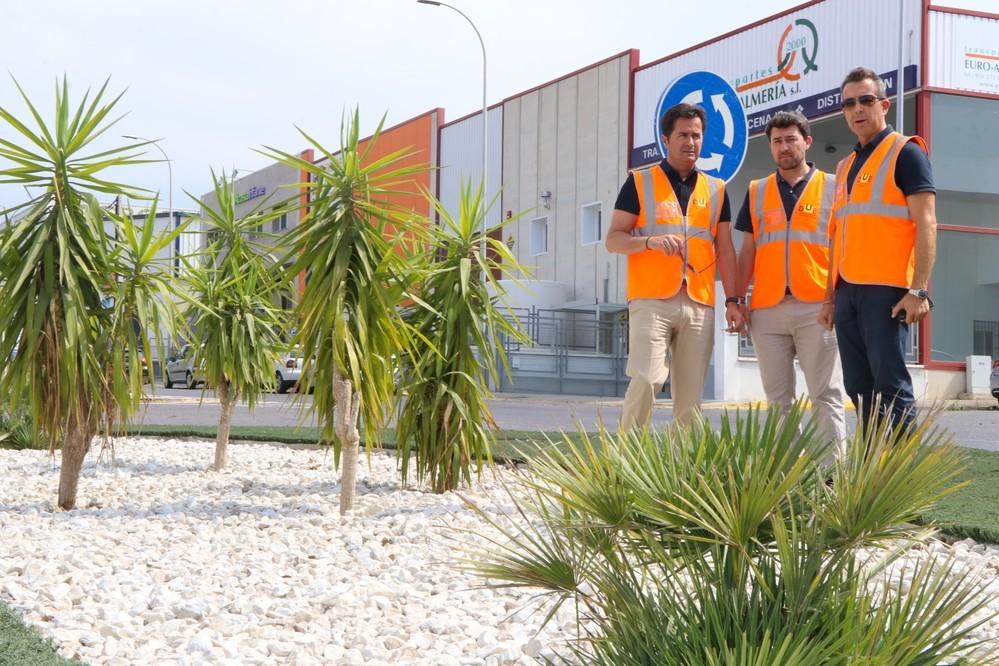  Finalizan las obras de acondicionamiento y embellecimiento del enlace 414 en el Polígono Industrial de La Redonda