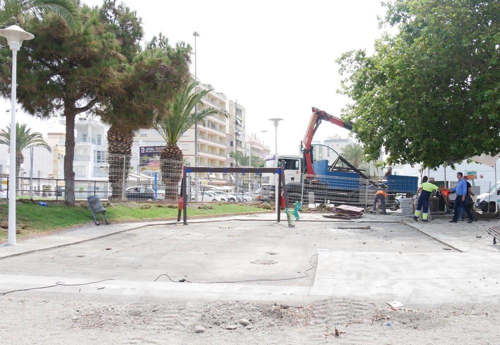 Comienzan las obras de transformación integral del Parque Picasso de Adra