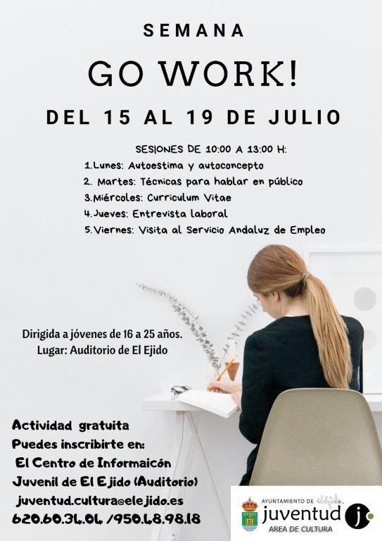 El Ejido pone en marcha este mes semanas temáticas dirigidas a jóvenes en las que se fusionan ocio y formación