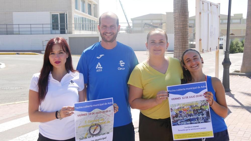 La Piscina Municipal de Adra celebra este viernes la I Carrera de Obstáculos y el día 19 la I Carrera de Orientación