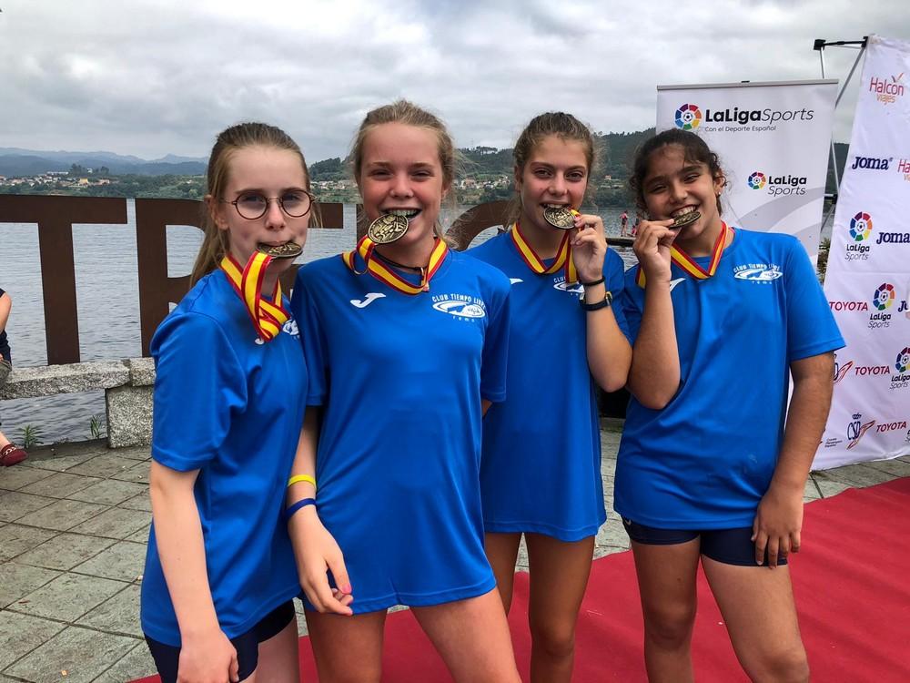 Oro para el Club Tiempo Libre de Alemerimar en el Campeonato de España