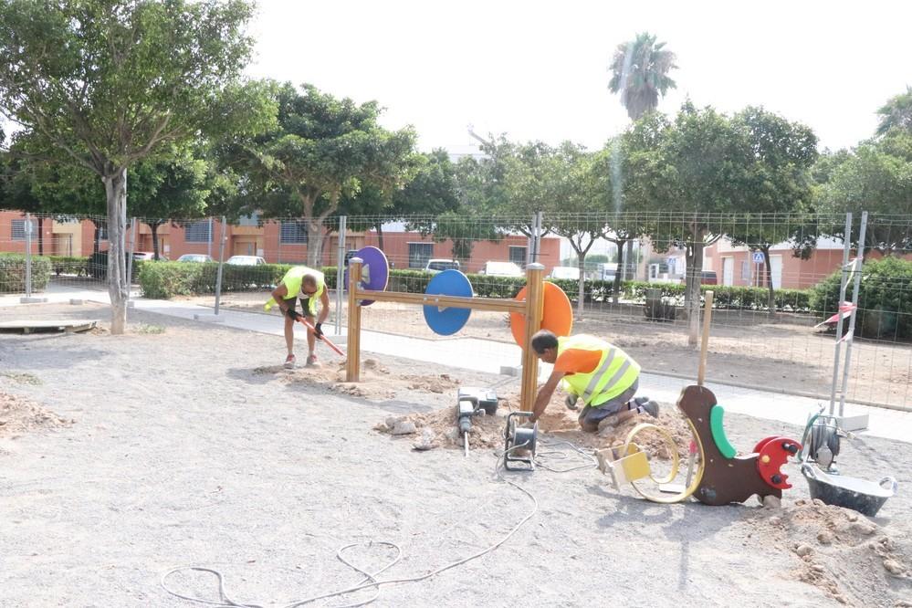 Comienzan las obras del parque Francisco Navarrete que lo convertirán en un lugar más moderno, funcional e inclusivo