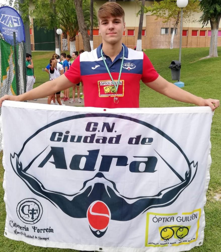Gonzalo Marín consigue una medalla de plata y otra de bronce en el Campeonato de Andalucía
