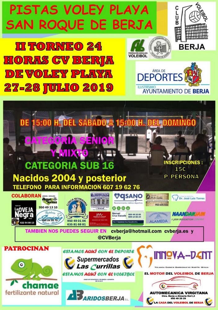 Las pistas de voley-playa de San Roque acogen este fin de semana el II Torneo de 24 horas