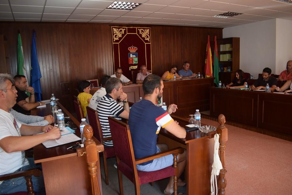 Vícar aprueba dos proyectos para instalar un área de estacionamiento de vehículos de mercancías y una central móvil dosificadora de hormigón